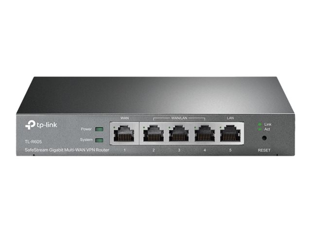 TP-Link Omada ER605 V2.8 - Router 4-port switch - 1GbE - WAN ports