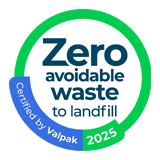 Zero waste to landfill certified logo