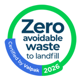 Zero waste to landfill certified logo