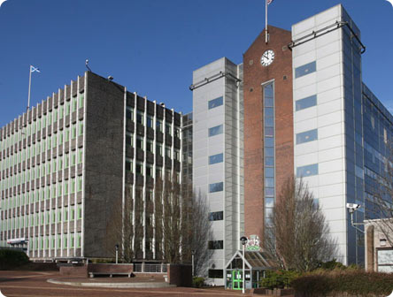 A photo of the of the Fife Council offices