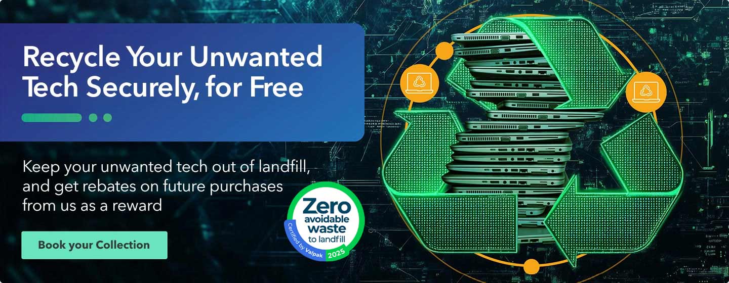 IT Recycling Banner with Link for booking a collection