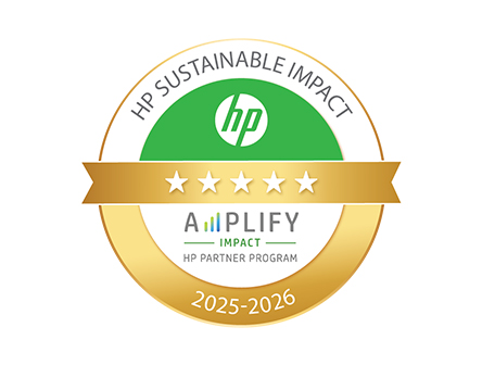 HP Amplify Impact 5 Star 2025-2026 Logo