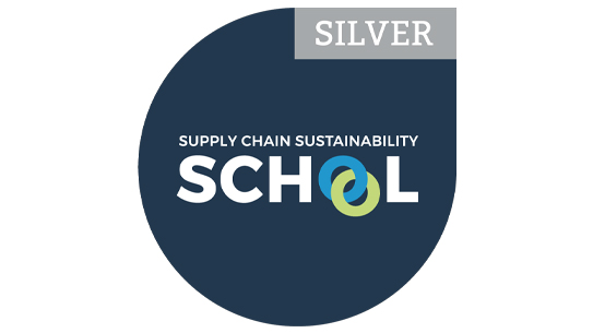 Supply Chain Sustainability School - Silver Award Logo