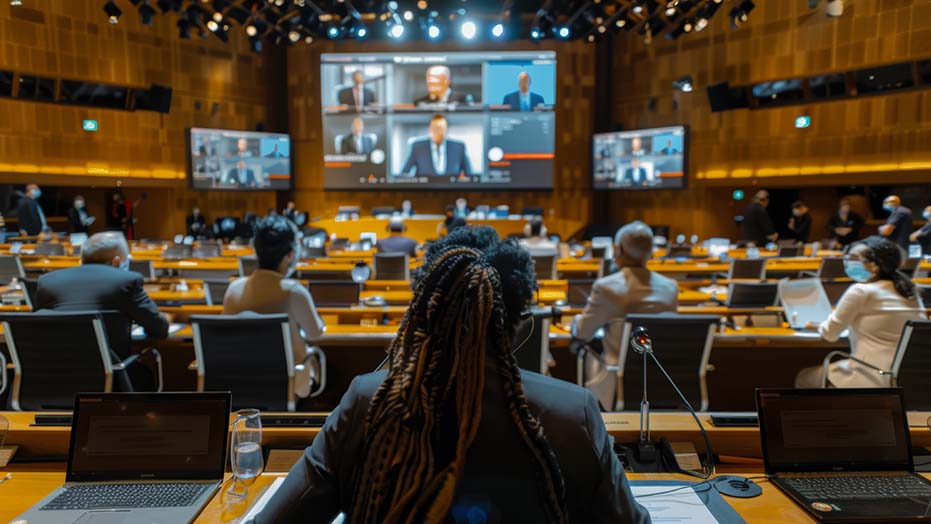 A public sector organisation meeting using Converge AV Solutions