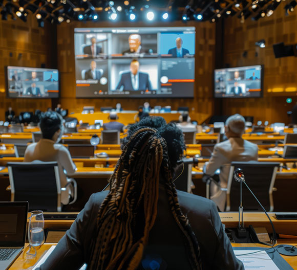 A public sector organisation meeting using Converge AV Solutions