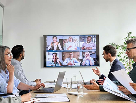 People at work using Converge AV Solutions