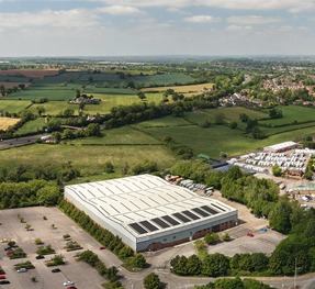 Converge HQ Building from the air