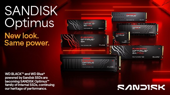 SanDisk informational banner about the merger with Western Digital
