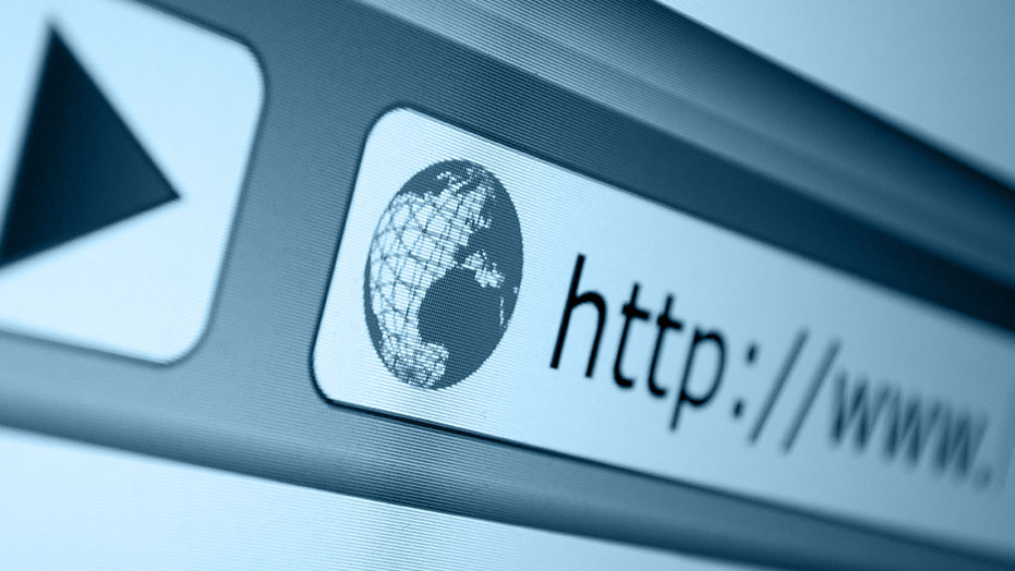 An internet browser URL bar