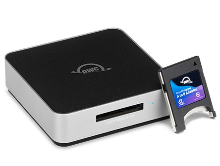 A memory card reader and a memory card from OWC