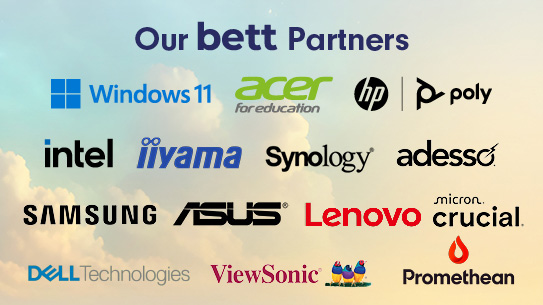 An image of Converge's Bett 2025 partners