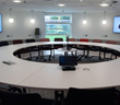 A DWP meeting room with Converge AV Technology