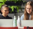Students at Cardiff University studying