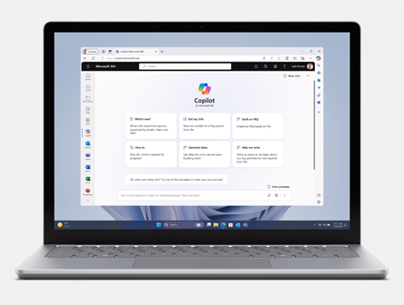 Copilot on Surface Laptop 6